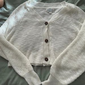 White Cardigan, XS